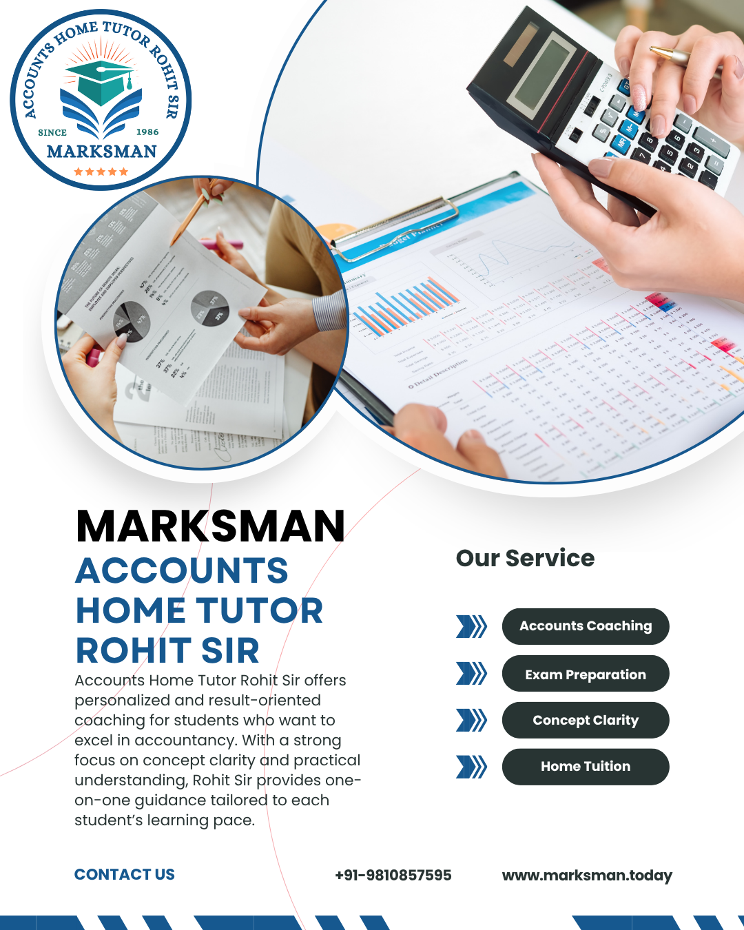 Marksman Accounts Home Tutor Rohit Sir