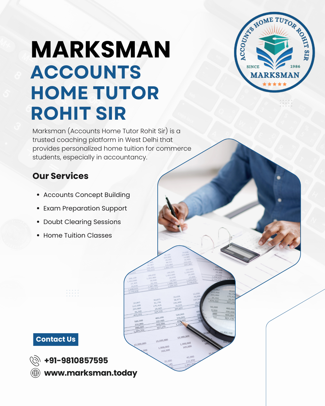 Best Home Tutor for Accounts Delhi