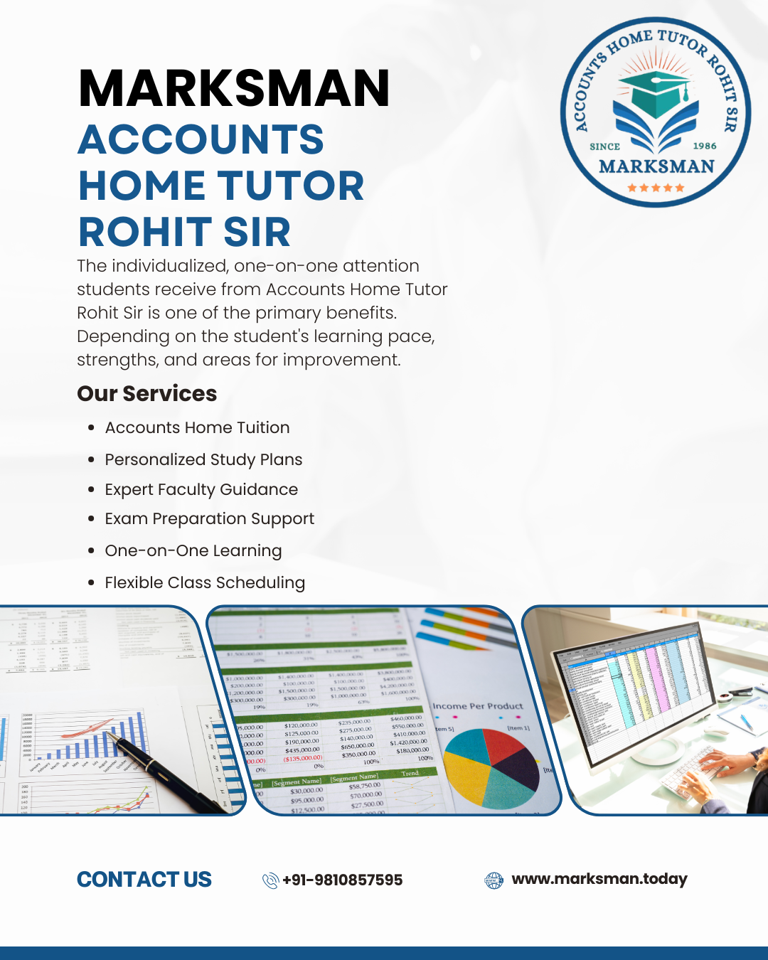 Best Accounts Home Tutor in West Delhi